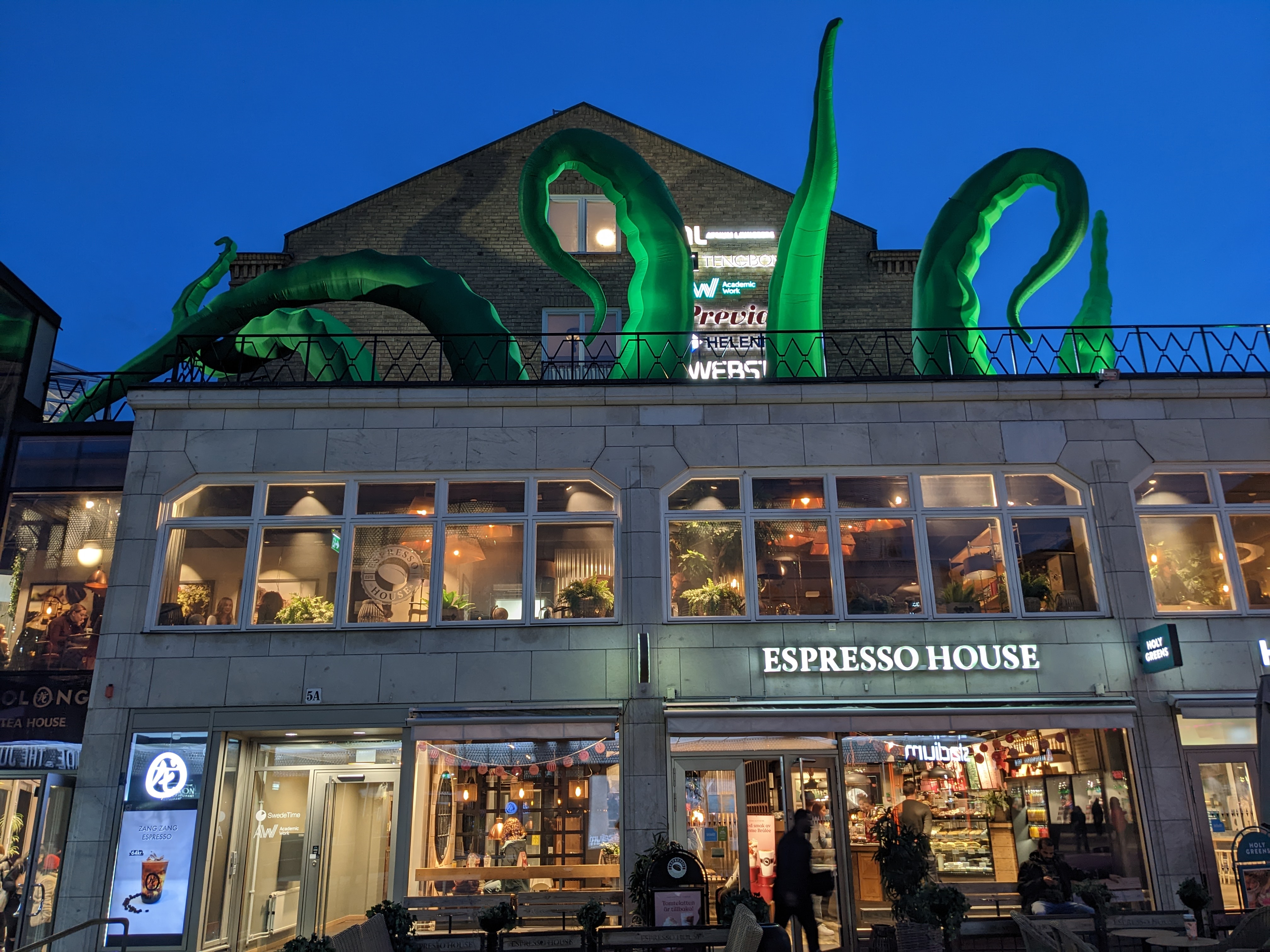 Kraken på Allt ljus på Uppsala