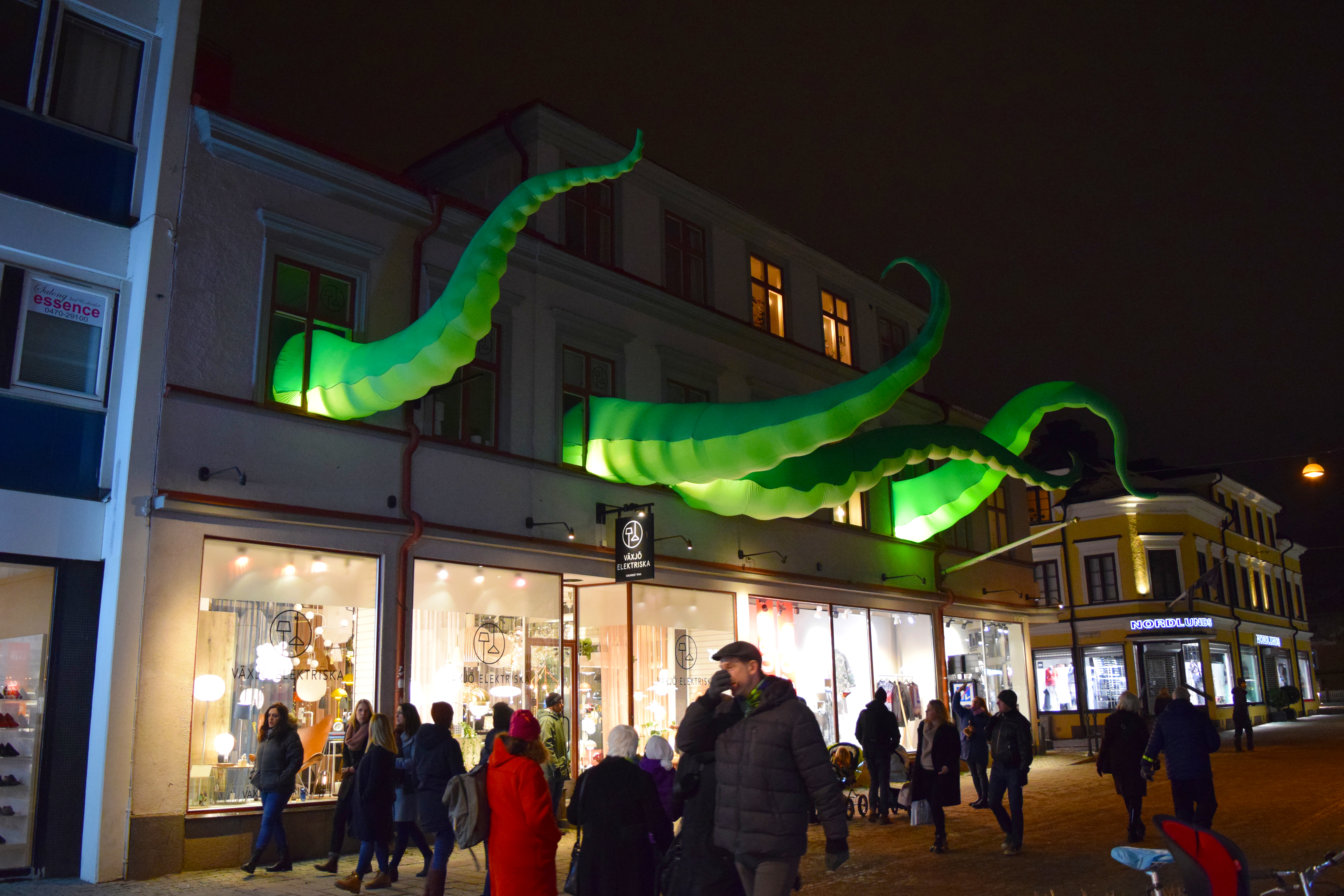 Kraken bläckfiskarmar detalj