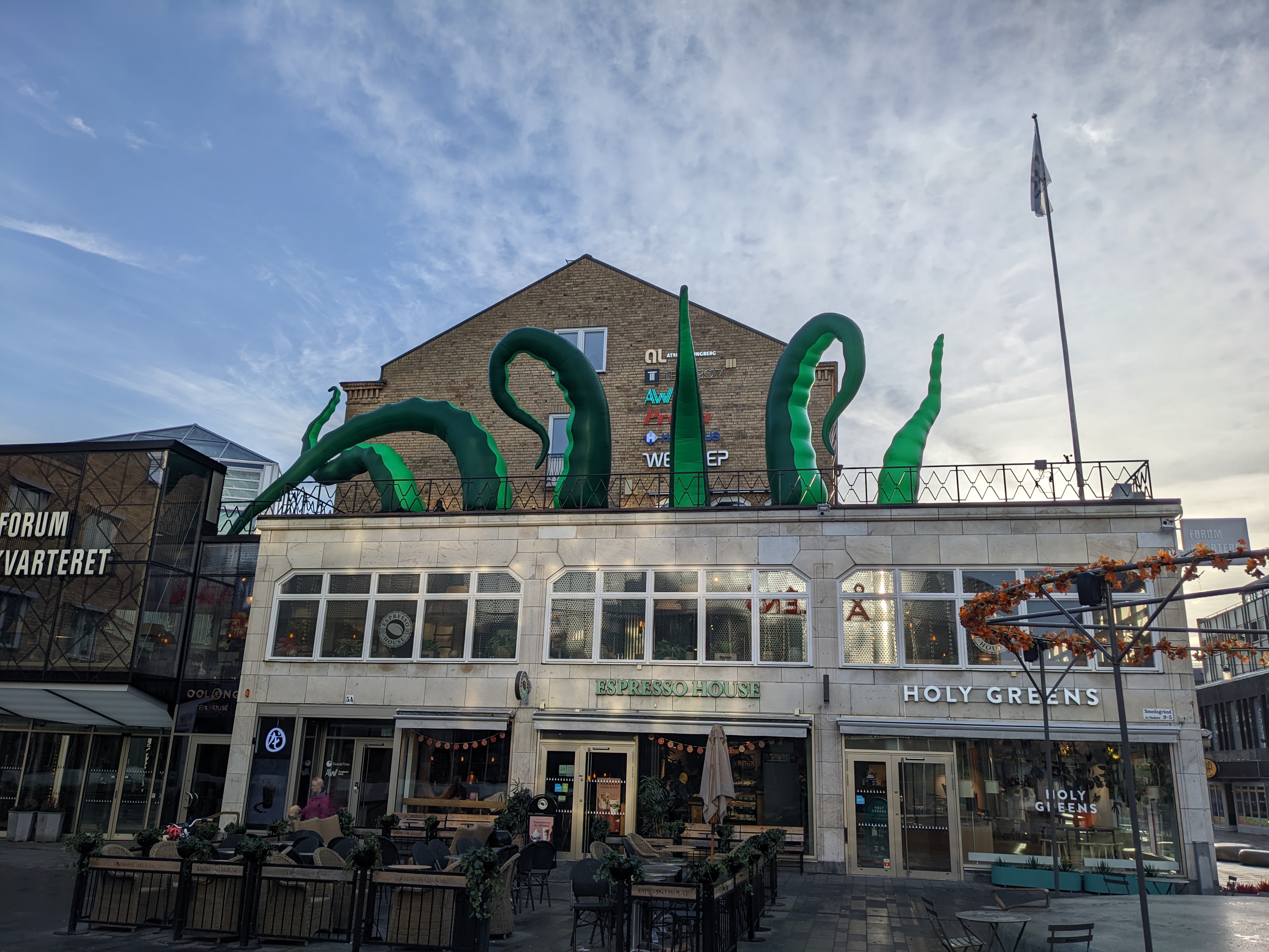 Kraken installation i mörker